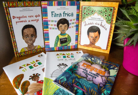 Pachet cadou pentru copii cu cărți creștine, materiale educative și surprize misionare